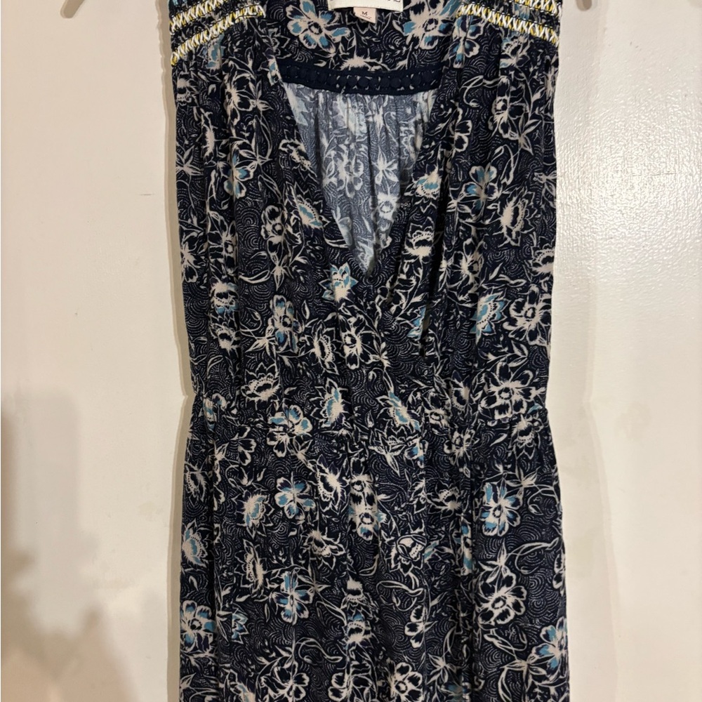 Knox Rose Elegant Blue floral maxi dress